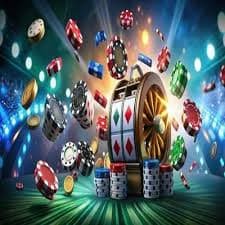 Studio live-dealer m88 com dengan meja blackjack dan roulette dengan kamera multi-sudut